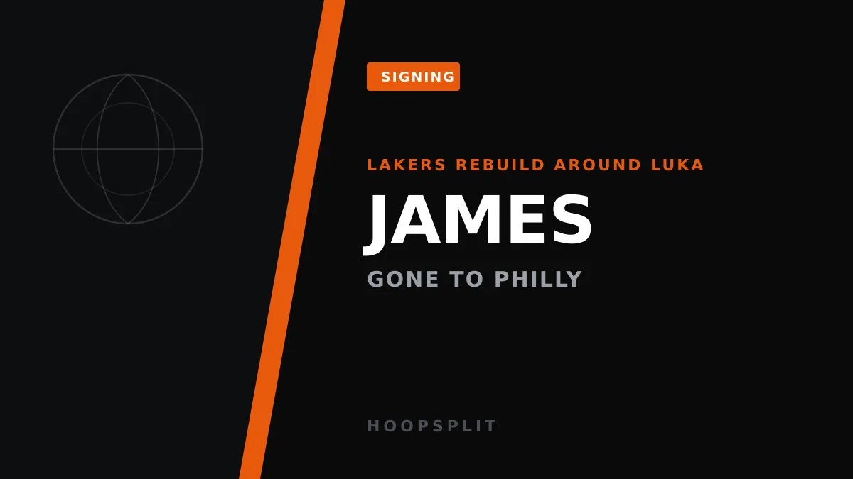 LeBron Bolts to Philly, Leaving the Lakers a Wing Short Around Luka